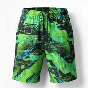 Short de bain imprimé par sublimation pour hommes, boardshorts personnalisés, vêtements de plage, short de bain pour hommes, prix de gros - Product Image 1