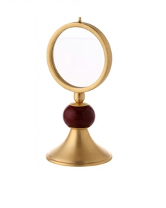 Reloj de Mesa Circular Plateado Antiguo con Base de Bronce, Decoración para el Hogar, Pieza Decorativa, Monstrancia - Product Image 2
