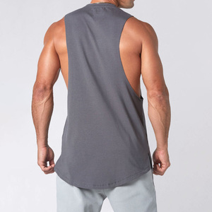 Men Cut Tank Top Sleeveless Fashion Muscle Design Cartoon Pattern <b>Tie</b>-Dyed Embroidery Knitted Cotton Bamboo Fiber High Street - Product Image 5