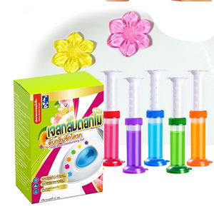Puissant enlèvement nettoyage toilette nettoyant Gel fleur parfum durable désodorisant toilette fleur Gel timbre - Product Image 1