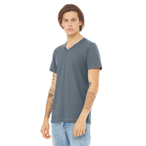 เสื้อยืดคอกว้างผู้ชาย ผ้าฝ้าย 100% สำหรับฤดูร้อน ขายส่ง ทรงหลวม ระบายอากาศได้ดี พิมพ์ลายสกรีน แขนสั้น ผ้าถักเรียบด้านหน้า - Product Image 3