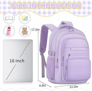 Mochila de Poliéster Personalizable de Alta Calidad para Niñas Escolares, Mochila Estética para Mujeres, Bolsa para Libros Universitarios - Product Image 4