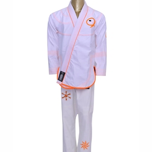 ชุดยิวยิตสู BJJ ผ้าฝ้าย 100% ลายเพิร์ลวีฟ พร้อมโลโก้สั่งทำ ชุดกิโมโนบราซิลเลียนยิวยิตสูสำหรับมืออาชีพ ชุดฝึกซ้อมสำหรับผู้ชายและผู้หญิง - Product Image 1