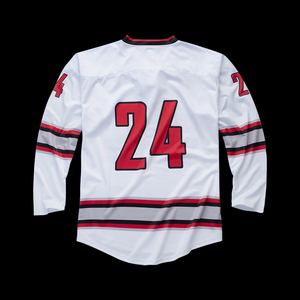 Jersey de Hockey sobre Hielo Sublimado con Diseño Personalizado Unisex, 100% Poliéster con Bordado, Uniforme de Hockey sobre Hielo Personalizado OEM - Product Image 3