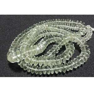 ลูกปัดอเมทิสต์สีเขียวธรรมชาติทรงเหลี่ยม ครึ่งเส้น 60 เม็ด สำหรับทำเครื่องประดับ - Product Image 4