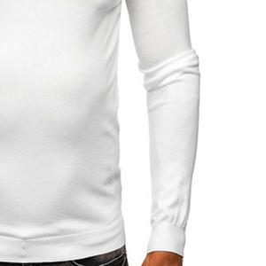 T-shirt de sport pour homme, coupe slim, respirant, séchage rapide, tricot uni, pour entraînement, fitness, extérieur, gym - Product Image 2