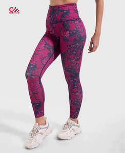 High Quality Full Length Yoga <b>Leggings</b> Women's High/Mid Waist Solid <b>Pattern</b> Workout Compression Pants in Unique Style - Product Image 1