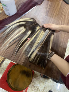 Paquetes rectos de hueso de cabello humano vietnamita 100% Color de piano con cierre, Super doble frontal - Product Image 6