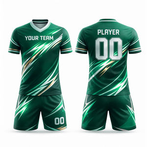 Maillot d'entraînement de football personnalisé de haute qualité pour hommes, équipe de club, respirant, antibactérien, hiver, 100% polyester - Product Image 3