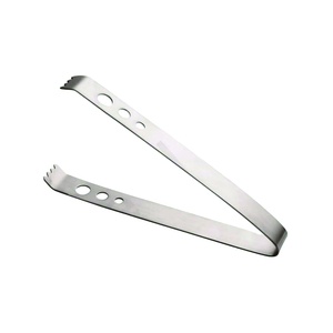 Stainless Steel Ice <b>Tongs</b> For kitchen gadget Stainless Steel Ice <b>Tong</b> New Premium Bar Food <b>Serving</b> <b>Tongs</b> - Product Image 1