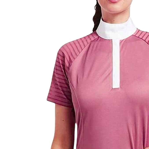 New Arrival Women Short Sleeves <b>Equestrian</b> T-shirt Wholesale Custom Logo Printed Women Horse Riding Shirt - Product Image 3