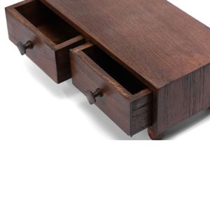 NONO Mini coffre en bois élégant de qualité organisant de petits objets Solution de stockage multifonctionnelle Japandi pour l'emballage de bijoux - Product Image 5