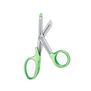 SureMed Instruments Bandage Cutting Utility Surgical Scissors Stainless Steel Probe Pointed Tip Green Handle Medical Use CE - Product Image 5
