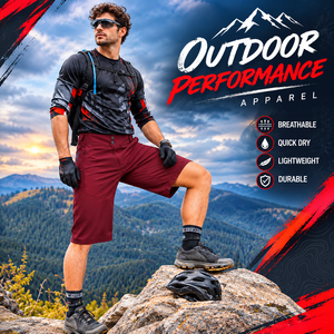 Pantalones cortos de ciclismo MTB personalizados de alta calidad, mallas transpirables de secado rápido para bicicleta de descenso, cómodas y a la moda - Product Image 1