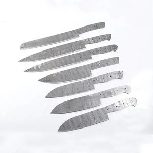 ชุดมีดเชฟใบเปล่าแบบกำหนดเองทำมือ Jexmoo พร้อมใบมีดเหล็กดามัสกัสและปลอกหนัง - ของขวัญสำหรับเชฟ - Product Image 5