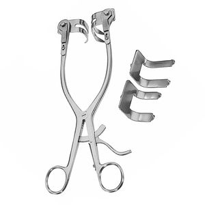 Retractor Hemilaminectomía Hoen de 10 Pulgadas con 2 Hojas de Acero Inoxidable para Cirugía de Columna y General, Instrumento Quirúrgico - Product Image 1