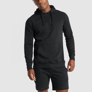 Sudadera con Capucha Oversize para Hombre, Color Liso, Algodón French Terry, Casual de Invierno, Estampado Digital, Estilo Urbano, con Bolsillo, Antiencogimiento - Product Image 1