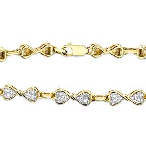 Pulsera Elegante de Plata 925 con Diamante de Laboratorio de 3 Quilates, Claridad VVS VS, Color E, para Mujer, 10 Gramos, Precio de Fábrica Vala Brothers, Envío Rápido - Product Image 3