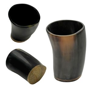 Verre à boire de Noël en corne de buffle personnalisé, fait main, écologique, moderne, luxueux, compatible lave-vaisselle, léger, pour bar - Product Image 3