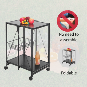 Facile assemblez le chariot à main enduit de poudre pour le café de restaurant - Product Image 3