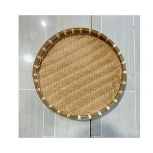 TOPGRADE Flat Winnowing <b>Basket</b> <b>For</b> Unique Geometric Texture Tableware <b>Units</b> And Industrial Food Catering Infrastructure - Product Image 1