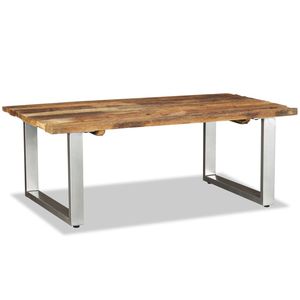 Tavolino in legno massello di recupero 39.4 \ "x23.6 \" x15 \ "dimensioni eleganti mobili in legno - Product Image 5