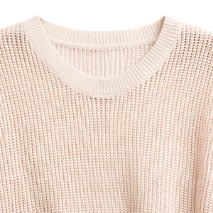 Pull en maille de lin pour femme, respirant, léger, à manches longues, décontracté, élégant, tendance, pour l'été - Product Image 6