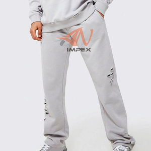 ชุดวอร์มแฟชั่นสำหรับผู้ชายชุดวอร์มสองชิ้นปักลายสำหรับฤดูหนาว - Product Image 4