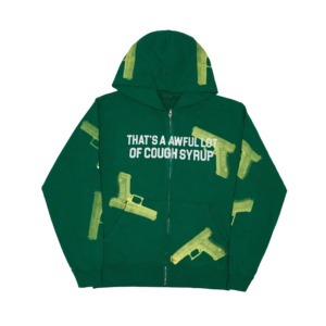 เสื้อฮู้ดดี้คุณภาพสูงสำหรับผู้ชาย ผ้าหนา น้ำหนักมาก ลาย "THAT'S A AWFUL LOT OF COUGH SYRUP" เสื้อฮู้ดดี้สำหรับผู้ชาย ออกแบบและสกรีนโลโก้ได้ตามต้องการ - Product Image 5
