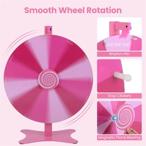 Roue de la fortune réglable en hauteur de 24 pouces, rotation fluide, 2-en-1, pour table et sol, pour événements de carnaval - Product Image 5