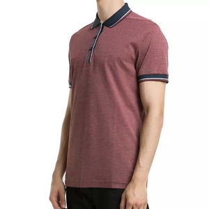 Servicio OEM ODM, Camiseta Polo Antiarrugas para Hombre, Personalizada, Manga Corta, Cuello Camisero, Camiseta de Alta Calidad para Hombre - Product Image 3