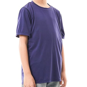 T-shirt jaune personnalisé pour enfants, 100 % coton, qualité supérieure, col rond, coupe ajustée, manches courtes, tissu tricoté formel - Product Image 3
