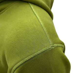 Tracksuit Set with 100% Cotton Sweatpants Men Pullover Tracksuit Solid Breathable Comfortable Lightweight Winter Running Wear - Product Image 5