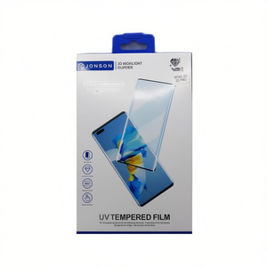 Película templada UV para protección de pantalla de teléfonos inteligentes, cobertura total de borde a borde - Product Image 2