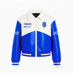 แจ็คเก็ตหนัง PU ปักลาย Zeta Phi Beta Sorority รุ่นใหม่มาแรง ขายดี |   แจ็คเก็ตบอมเบอร์หนัง PU รุ่น Winter ZPB - Product Image 1