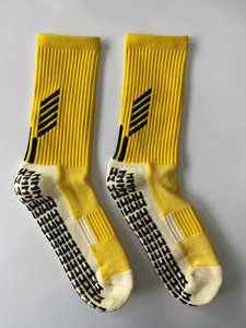 Customize Grip Crew <b>Socks</b> Football Soccer Anti-Slip Breathable Eco-Friendly Knitted Body Logo Men Summer Thick - Product Image 2
