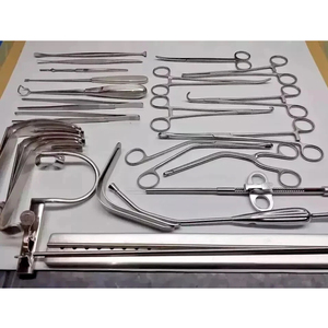 Ensemble d'instruments mixtes de chirurgie ORL pour tonsillectomie/adénoïdectomie de base - Product Image 2