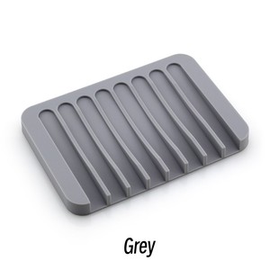 Jabonera de metal de acero inoxidable con drenaje, sin perforaciones, para encimera de cocina y baño, diseño creativo, 1 unidad - Product Image 4