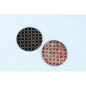 Luxury Modern Geometric Wood <b>Coaster</b> Heat Resistant Round Cup Mat Sustainable Boho Style Tableware Artisanal Wood <b>Drink</b> <b>Coasters</b> - Product Image 1