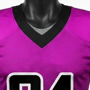 Jersey de Fútbol Americano Transpirable de Diseño Nuevo OEM, Jersey de Fútbol Personalizado de Malla al por Mayor de Alta Calidad - Product Image 4