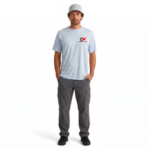 T-shirts pour hommes à séchage rapide, coupe classique XS-2XL, broderie personnalisée, impression sérigraphique, coton compressé, design vierge - Product Image 1