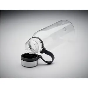 RPET Transparent 800ml Water <b>Bottle</b> with SS Lid and Carry Handle-TM-047 for Travel & Outdoor Use - Product Image 4