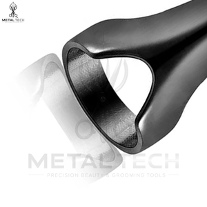 Hair Parting Tool Finger Parting Tool For Sectioning, Uses For Hair Style In Black Color Stainless Steel Product Hair Tools - Product Image 5