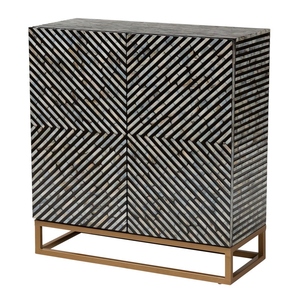 Premium Mother of Pearl Inlay Drawer <b>Chest</b> Wooden <b>Storage</b> Cabinet for Living Room Bedroom Elegant Furniture - Product Image 6