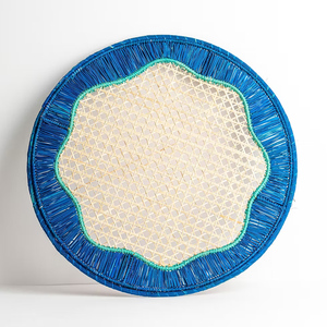 Best Price Pink Round <b>Rattan</b> Placemat and Charger Plates From Vietnam Factory for <b>Dining</b> <b>Table</b> Set of Mats & Pads - Product Image 6