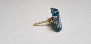 Poignée de tiroir de meuble en marbre et laiton moderne, nouvelle, décorative, pour armoire, porte de placard, bouton de meuble de cuisine, quincaillerie - Product Image 3