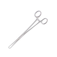 Assortiment de tenacules chirurgicaux gynécologiques Schroeder Braun 9,5 pouces en acier inoxydable à double crochet