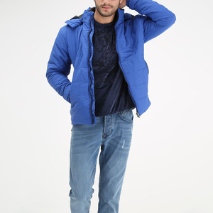 2026 Premium Quality New Fashion Wholesale <b>Warm</b> Canvas Stand Collar Bubble <b>Jacket</b> Men's Padded Customized Made in Pakistan - Product Image 2