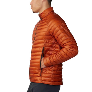 Professional <b>Cropped</b> <b>Puffer</b> <b>Jacket</b> for Men Winter Streetwear Lightweight Warm Hooded Zipper Closure Print Decoration Plus Size - Product Image 2