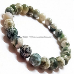 Usine Perles Bracelet Fournisseur Pierres Naturelles Cristaux Guérison Pierre Précieuse Agate Noir Obsidienne Cristal Bracelet à vendre - Product Image 6